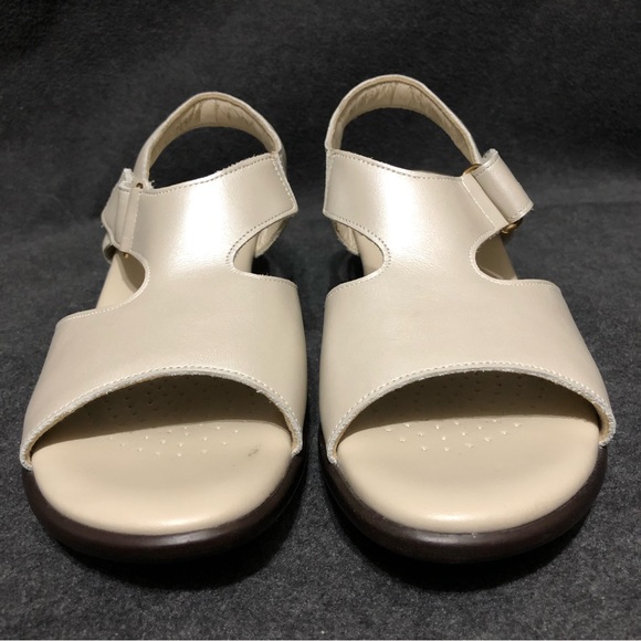 SAS Suntimer Open Toe Sandals Womens Size 7 S Pearly Beige - Picture 2 of 9